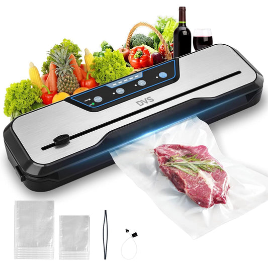Vacuum Sealer Machine, with Starter Kit and 2-Year Warranty, DVS Automatic Air Sealing for Food Storage